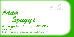 adam szugyi business card